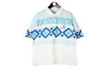 Vintage Sergio Tacchini Polo T-Shirt Small Oversized