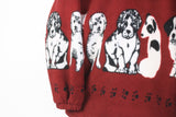Vintage Dog Print Fleece Full Zip XLarge / XXLarge