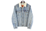 Vintage Levi's Denim Sherpa Jacket Large