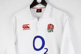 England Team Canterbury Rugby Shirt Medium
