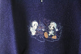 Vintage Mickey Mouse Fleece 1/4 Zip XLarge
