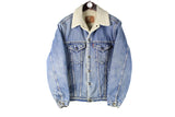 Vintage Levi's Sherpa Denim Jacket Small