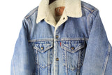 Vintage Levi's Sherpa Denim Jacket Small