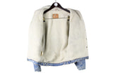 Vintage Levi's Sherpa Denim Jacket Small