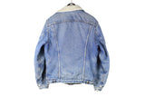 Vintage Levi's Sherpa Denim Jacket Small