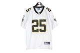 Vintage Reggie Bush #25 New Orleans Saints Reebok Jersey T-Shirt Large