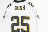 Vintage Reggie Bush #25 New Orleans Saints Reebok Jersey T-Shirt Large
