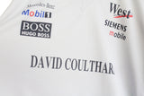 Vintage Mercedes David Coulthard Jersey T-Shirt XLarge