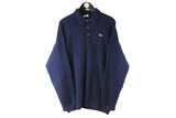 Vintage Lacoste Sweater XLarge collared 90s retro long sleeve jumper casual made in France pullover