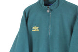Vintage Umbro Fleece 1/4 Zip Large Oversized / XLarge