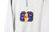 Vintage Winnie the Pooh Fleece 1/4 Zip Large