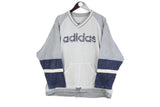Vintage Adidas Sweatshirt 3/4 Sleeve Large