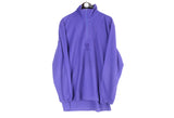 Vintage Adidas BTC Fleece 1/4 Zip Large / XLarge