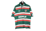 Vintage Leicester Tigers Cotton Traders Rugby T-Shirt Medium