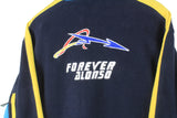 Vintage Fernando Alonso Racing Fleece Full Zip Large