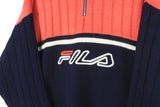 Vintage Fila Sweater 1/4 Zip Large