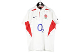 Vintage England Team Nike Rugby Shirt Large