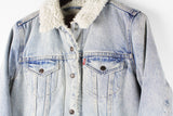 Vintage Levi's Sherpa Denim Jacket Women's Large