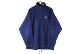 Vintage Adidas Fleece 1/4 Zip XLarge