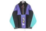 Vintage Adidas Fleece Anorak Jacket Large