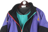Vintage Adidas Fleece Anorak Jacket Large