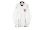 Vintage England Rugby Team Cotton Traders Rugby Shirt XLarge
