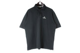 Vintage Guinness Polo T-Shirt XLarge black collared 90s retro Irish Stout Beer classic pub cotton collared shirt