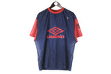 Vintage Umbro Mesh Jersey T-Shirt Medium