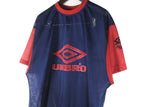 Vintage Umbro Mesh Jersey T-Shirt Medium