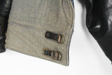 Vintage Ordonnansjacka Swedish Army Motorcycle Oljon Malung 50s Leather Jacket Large / XLarge