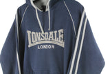 Vintage Lonsdale Fleece Hoodie Medium