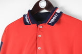 Vintage Tommy Hilfiger Cycling Polo T-Shirt Large