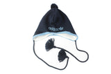 Vintage Adidas Hat winter hat 80s ski style pompon hat 90s classic made in west Germany
