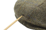 Vintage Harris Tweed Newsboy Cap