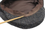 Vintage Harris Tweed Newsboy Cap