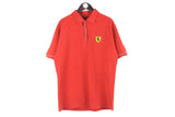 Vintage Ferrari Polo T-Shirt XLarge
