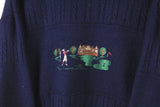 Vintage Golf Sweater Small