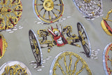 Vintage Hermes "Roues de Canon" by Caty Latham Scarf