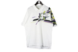 Vintage Adidas Polo T-Shirt XLarge