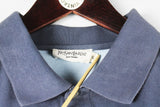 Vintage Yves Saint Laurent Polo T-Shirt Medium Oversized