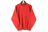 Vintage Paul & Shark Sweater Large crewneck red 90s made in Italy Yachting pullover