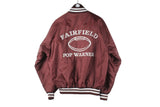 Vintage Fairfield Pop Warner Bomber Jacket Medium