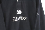 Vintage Guinness Fleece Rugby Shirt Medium