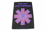 Vintage Red Hot Chili Peppers 1993 Flag black purple 90s retro classic authentic merch music rock style scarf concert tour