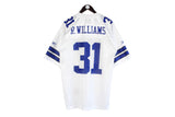 Vintage Dallas Cowboys #31 Roy Williams Reebok Jersey T-Shirt Medium