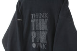 Vintage Think Pink Fleece Half Zip XLarge