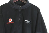Vintage Nokia Vodafone Fleece 1/4 Zip Women's XLarge