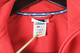 Vintage Adidas Fleece Full Zip Women's Medium