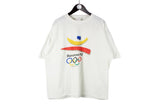 Vintage Barcelona 1992 Olympic Games T-Shirt Medium Oversized