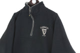 Vintage Guinness Sweatshirt 1/4 Zip Medium